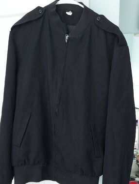 Men's Black Eisenhower Jacket. Size 44L